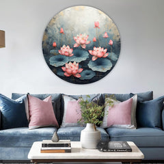 Okrúhle obrazy s akrylom Rozkvitnuté tajomstvo | rôzne rozmery | rôzne rozmery