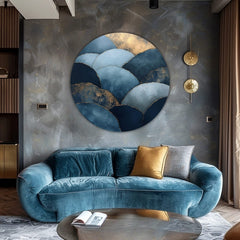 Okrúhle obrazy s akrylom Horské zlato | rôzne rozmery | rôzne rozmery