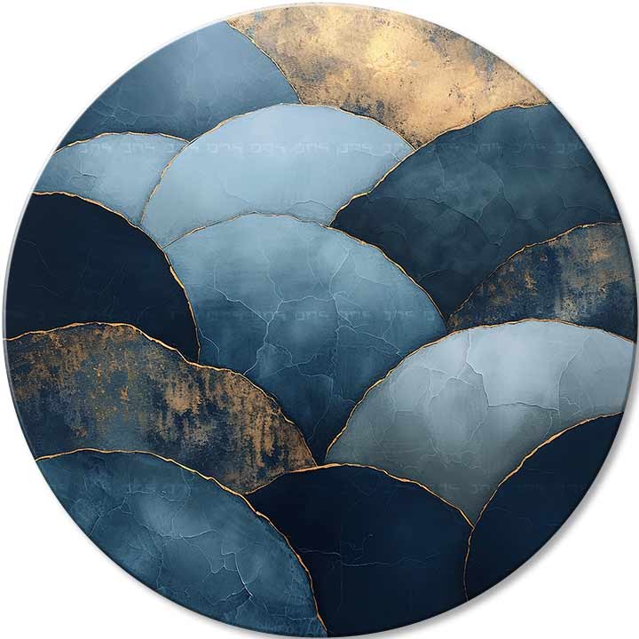 Okrúhle obrazy s akrylom Horské zlato | rôzne rozmery | rôzne rozmery
