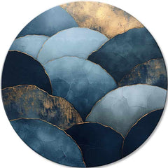 Okrúhle obrazy s akrylom Horské zlato | rôzne rozmery | rôzne rozmery