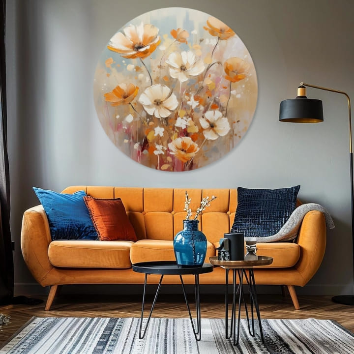 Okrúhle obrazy s akrylom Bezstarostný život | rôzne rozmery | rôzne rozmery