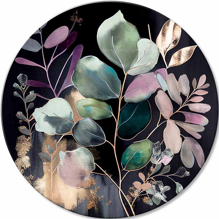 Okrúhle obrazy s akrylom Nočný život | rôzne rozmery | rôzne rozmery