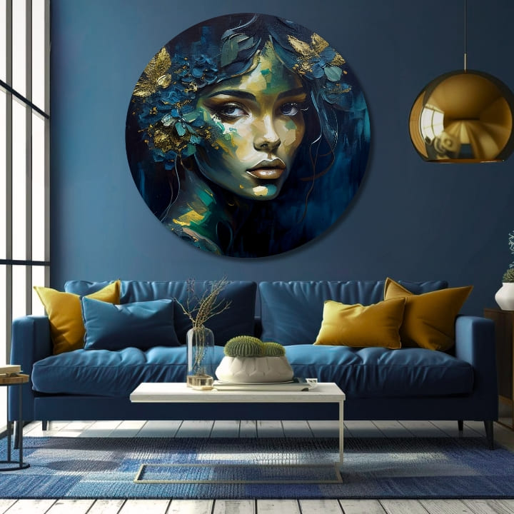 Okrúhle obrazy s akrylom Príbeh lásky | rôzne rozmery | rôzne rozmery