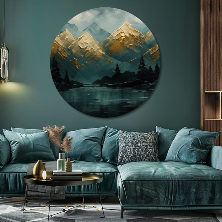 Okrúhle obrazy s akrylom Zabudnutý les | rôzne rozmery | rôzne rozmery