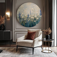 Okrúhle obrazy s akrylom Pravá elegancia