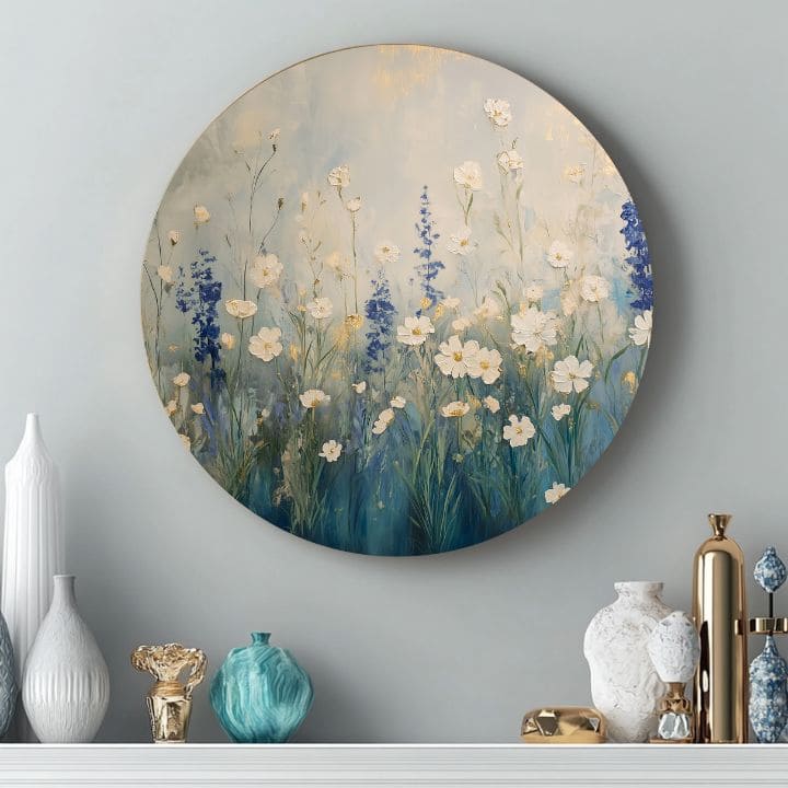 Okrúhle obrazy s akrylom Pravá elegancia