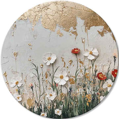 Okrúhle obrazy s akrylom Odlesky slnka