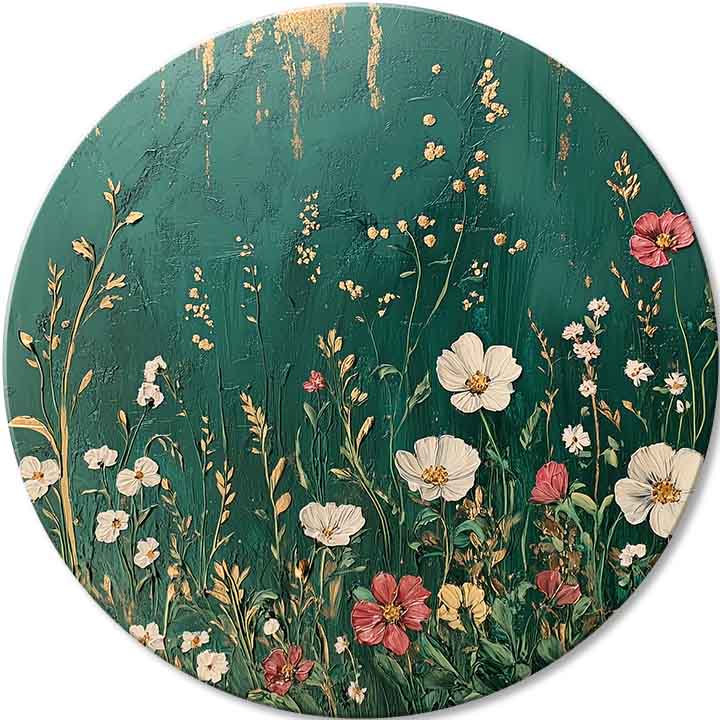 Okrúhle obrazy s akrylom Večná krása