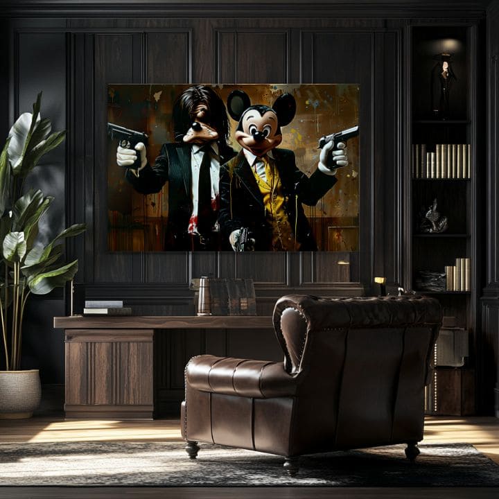 Obraz Mickey and the Mobster | Akrylové detaily