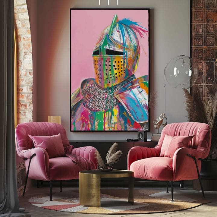 Obraz Vivid Knight na plátne | Akrylové detaily