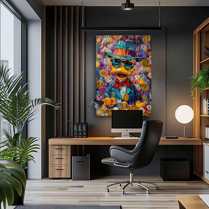 Obraz Dapper Duck na plátne | Akrylové detaily