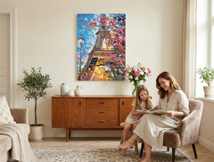 Malovanie podla cisel EIFFEL TOWER - interior presentation