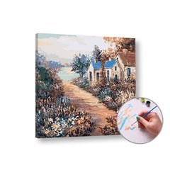 Maľovanie podľa čísel FAREBNÁ KRAJINA – vysoká náročnosť | rôzne rozmery a možnosť rámovania