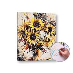 Maľovanie podľa čísel KVETY – vysoká náročnosť | rôzne rozmery a možnosť rámovania