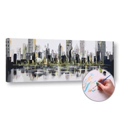 Maľovanie podľa čísel MESTO – stredná náročnosť | rôzne rozmery a možnosť rámovania