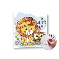 Maľovanie podľa čísel LEV – nízka náročnosť | rôzne rozmery a možnosť rámovania