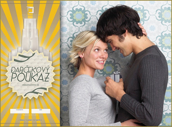 ART DECO - darčekový POUKAZ | rôzne hodnoty poukazu