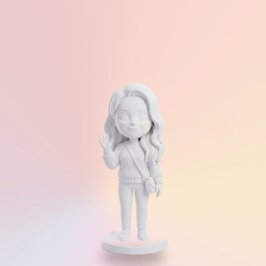 Biela 3D figúrka 18 cm – klasická