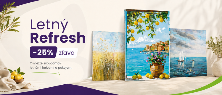 Letn� Refresh -25% zlava na obrazy na pl�tne papilora.sk