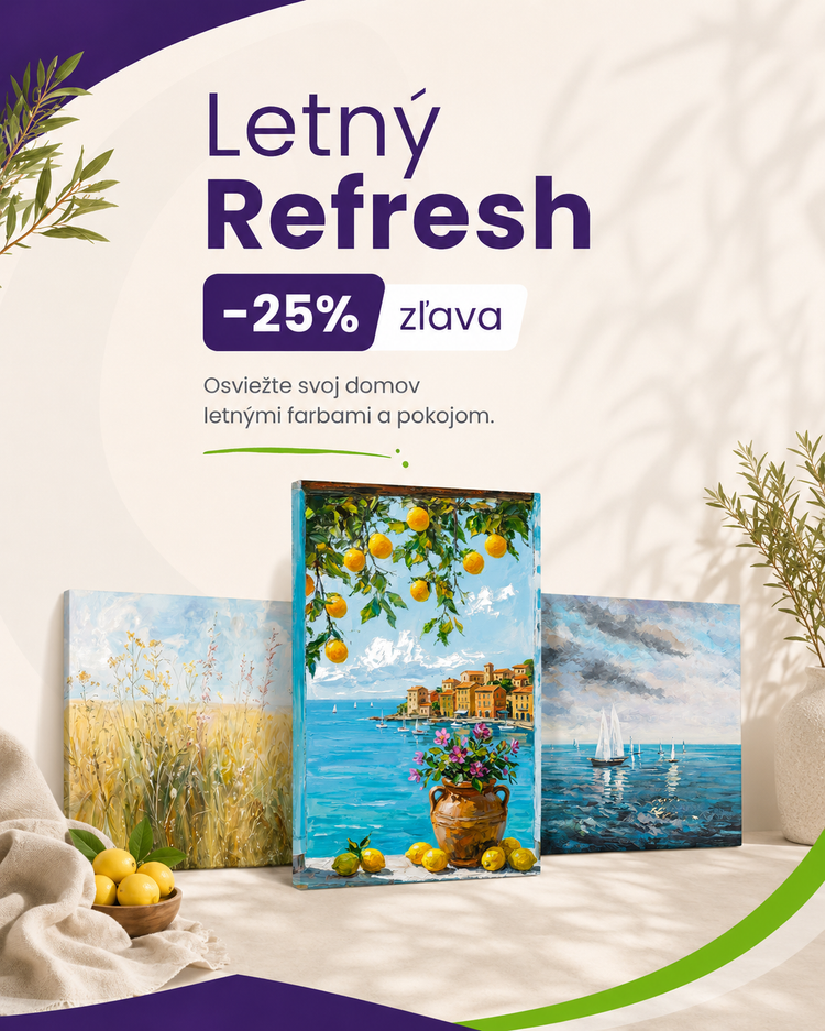Letn� Refresh -25% zlava na obrazy na pl�tne papilora.sk mobile