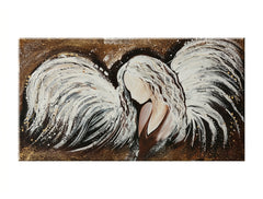 Maľovaný obraz na stenu ANJEL 120 x 60 cm
