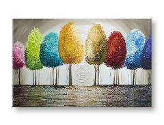 Maľovaný obraz na stenu STROMY | rôzne rozmery