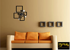 Moderné nástenné hodiny QUADRAT