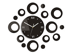 Moderné nástenné hodiny RINGS WENGE wenge