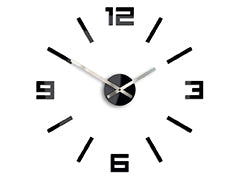 Moderné nástenné hodiny ARABIC BLACK black