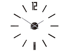 Moderné nástenné hodiny CARLO WENGE HMCNH057-wenge