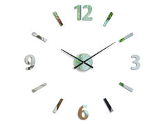 Moderné nástenné hodiny KLAUS MIRROR HMCNH061-mirror