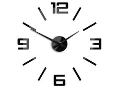 Moderné nástenné hodiny XL BLACK HMCNH065-black