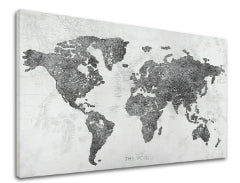 Obraz na plátne MAPA SVETA | rôzne rozmery