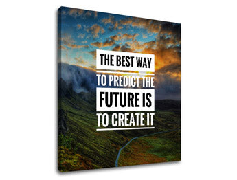 Motivačný obraz na stenu The best way | rôzne rozmery