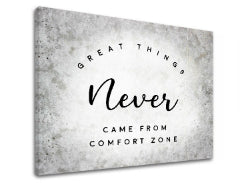Motivačný obraz na stenu Great things | rôzne rozmery