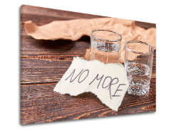 Motivačný obraz na stenu No more_001 | rôzne rozmery