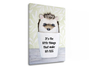 Obraz na stenu s textom Its the little things | rôzne rozmery