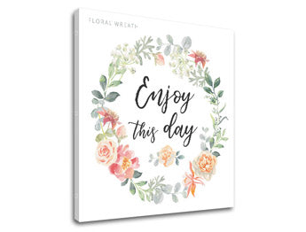 Obraz na stenu s textom Enjoy this day | rôzne rozmery
