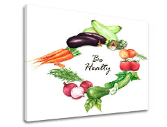 Obraz na stenu s textom Be healthy | rôzne rozmery