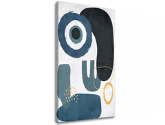 Obraz na plátne TYRKYSOVÝ ABSTRAKT 001 | rôzne rozmery