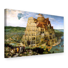 Obraz Babylonská veža – Pieter Bruegel na plátne, 3D pohľad