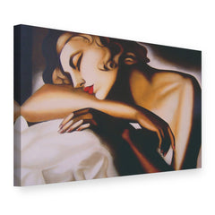 Obraz Spiaca – Tamara de Lempicka na plátne, 3D pohľad
