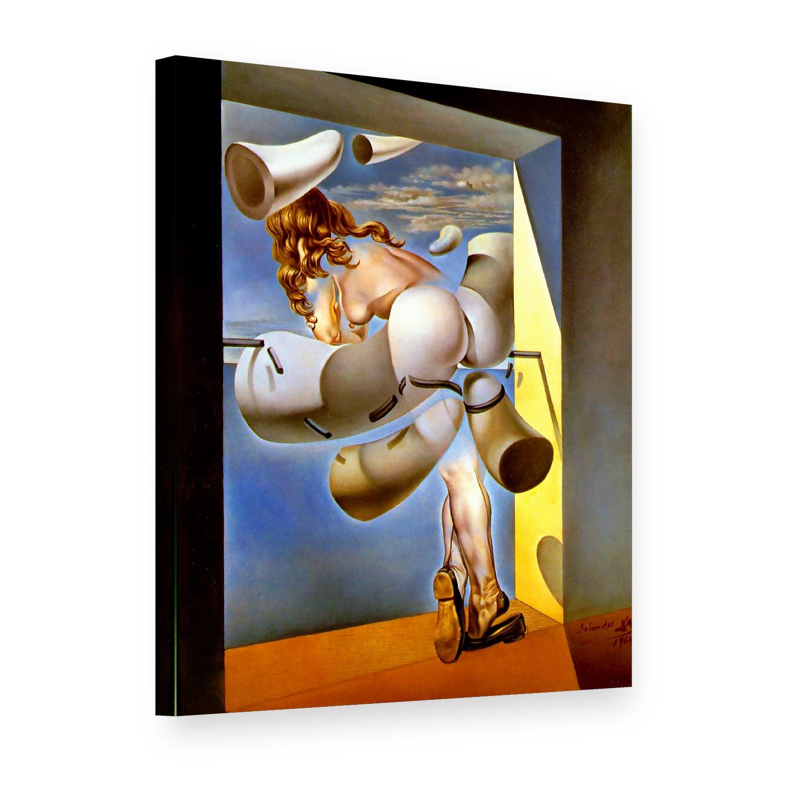 Obraz Cudnosť – Salvador Dalí na plátne, 3D pohľad