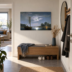 Obraz Rybári na mori – Fitz Henry Lane na plátne v predsieni