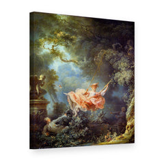 Obraz Hojdačka – Jean-Honoré Fragonard na plátne, 3D pohľad