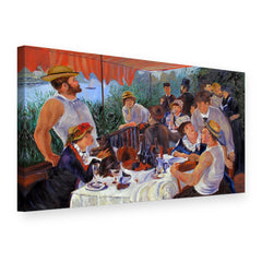 Obraz Obed veslárov – Pierre-Auguste Renoir na plátne, 3D pohľad