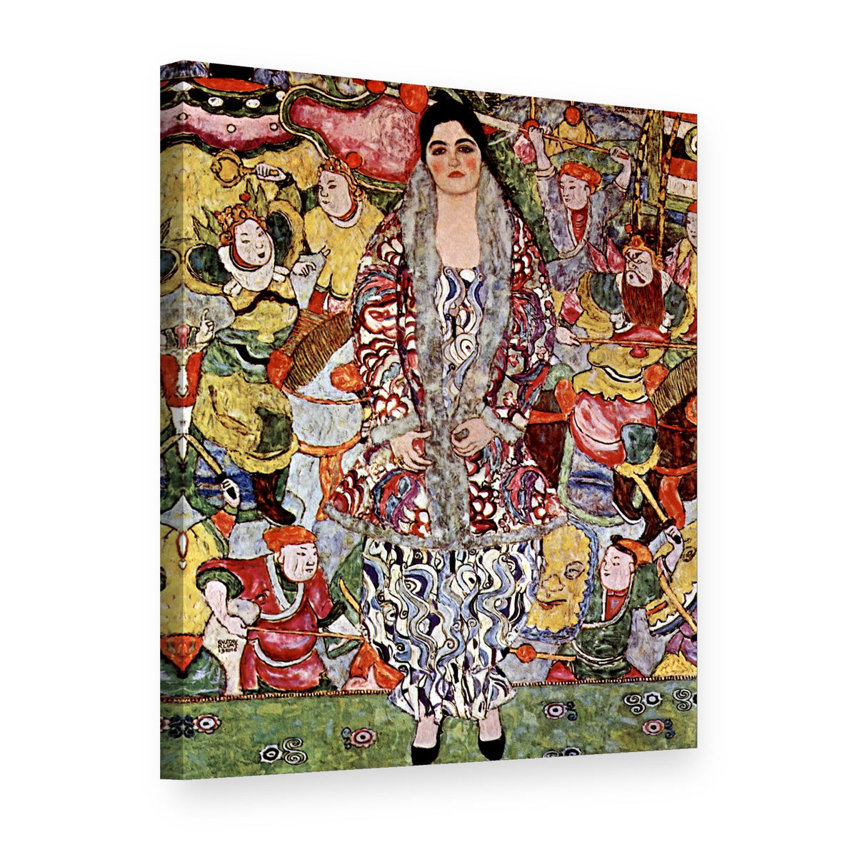 Obraz Portrét Friederike Marie Beer – Gustav Klimt na plátne, 3D pohľad