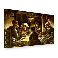 Obraz Jedáci zemiakov – Vincent van Gogh na plátne, 3D pohľad