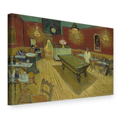 Obraz Nočná kaviareň – Vincent van Gogh na plátne, 3D pohľad