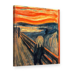 Obraz Výkrik – Edvard Munch na plátne, 3D pohľad